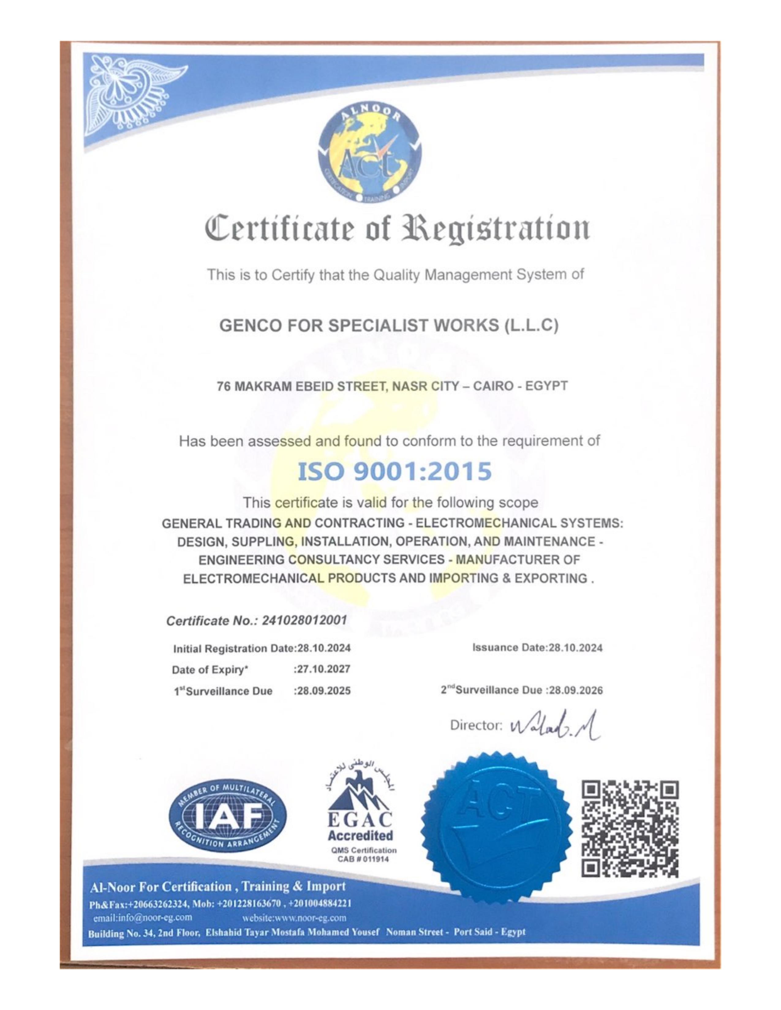 ISO 9001:2015